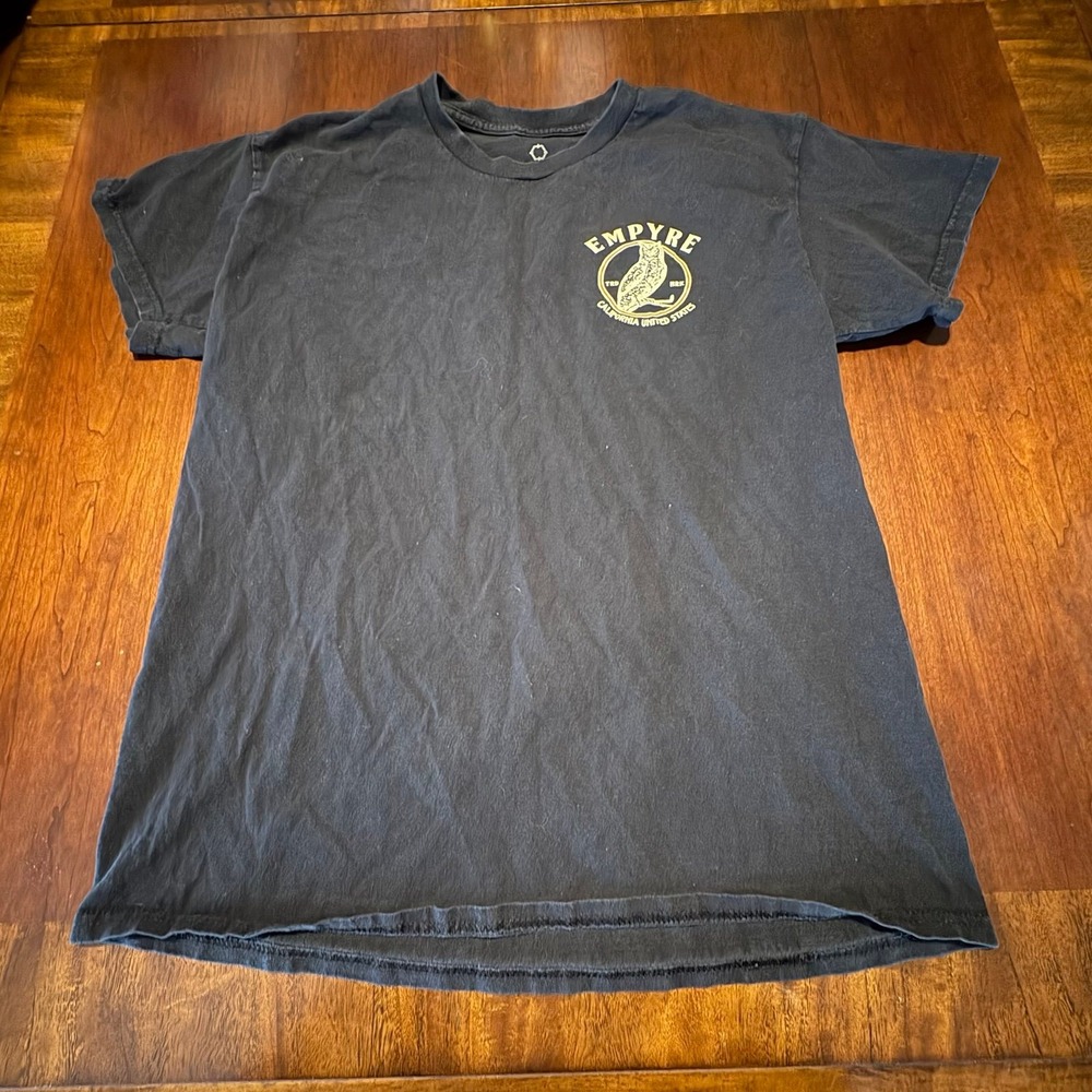 Empyre Men's L Black‎ Sparkling Pale Ale Beer Label Graphic T-Shirt ESTD 2023